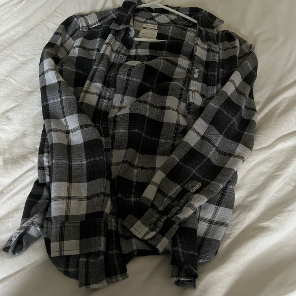 american eagle unisex flannel